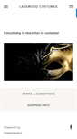 Mobile Screenshot of lakewoodcostumes.com